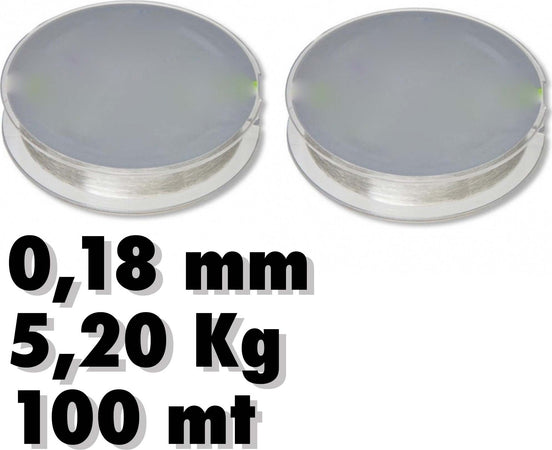 2 ROTOLI LENZA 0.18MM 5.20KG 100 METRI CIASCUNO CARBONIO PESCA SUPER RESISTENZA Sport e tempo libero/Caccia e Pesca/Pesca/Pesca a mosca/Lenze Trade Shop italia - Napoli, Commerciovirtuoso.it