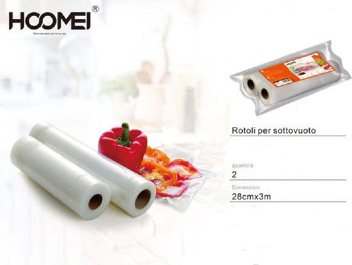 2 Rotoli Per Sottovuoto 28x300cm Alimenti Sacchetti Conservazione Frutta Verdura Casa, arredamento e bricolage > Cucina > Monouso Trade Shop italia - Napoli, Commerciovirtuoso.it
