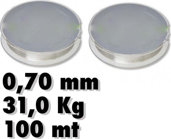 2 ROTOLI ROTOLO LENZA 0.70MM 31.0KG 100METRI CIASCUNO PESCA ALTISSIMA RESISTENZA Sport e tempo libero/Caccia e Pesca/Pesca/Pesca a mosca/Lenze Trade Shop italia - Napoli, Commerciovirtuoso.it