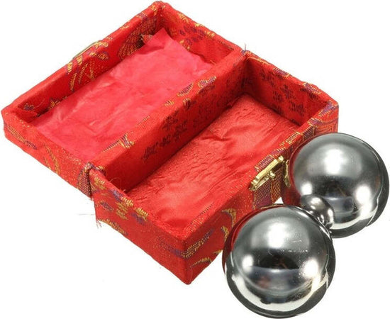 2 SFERE CINESI IN ACCIAIO ANTI STRESS RELAX MASSAGGIO CASA SPA 52 mm FORZA MANO Salute e cura della persona/Benessere/Massaggi e relax/Strumenti per i massaggi manuali/Kit per massaggi Trade Shop italia - Napoli, Commerciovirtuoso.it