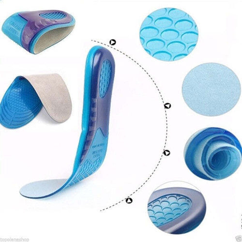 2-Solette-Gel-Memory-Foam-Massaggianti-Plantare-Silicone-Supporto-Scarpe-Uomo