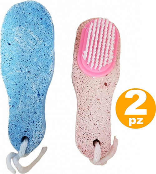 2 SPAZZOLA SPAZZOLE CON PIETRA POMICE PER PIEDI CALLI DURONI. COLORE CASUALE Fai da te/Utensili elettrici e a mano/Utensili a mano/Pialle a mano e accessori/Lime-raspe Trade Shop italia - Napoli, Commerciovirtuoso.it