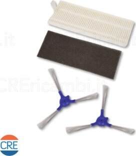 2-Spazzole-con-Filtro-Hepa-e-Microfiltro-per-Explorer-20-/-40-,-X-plorer-50