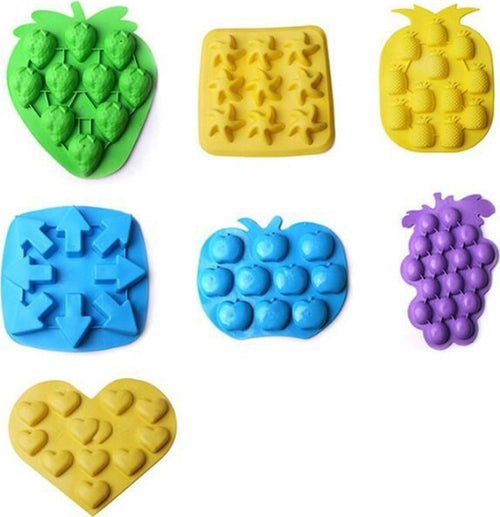 2 STAMPI STAMPO FORME PER CUBETTI DI GHIACCIO CIOCCOLATINI DA FREEZER SILICONE  Trade Shop italia - Napoli, Commerciovirtuoso.it