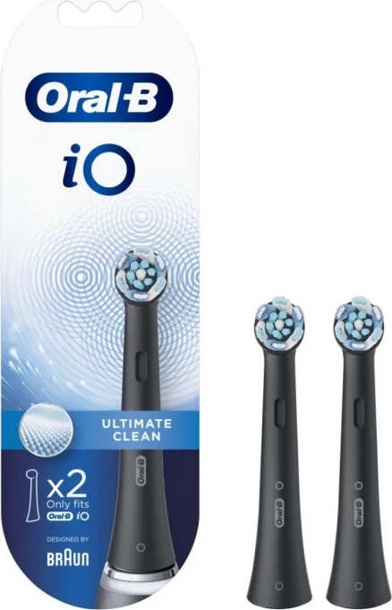 2-Testine-di-Ricambio-Ultimate-Clean-Nero-per-Oral-B-iO-3753,-3758