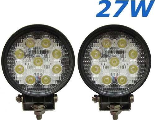 2 X 27W LED WORK LUCE LAMPADA FARO DA LAVORO FARETTO AUTO BARCA SUV DC 12V 24V Auto e Moto/Parti per auto/Luci lampadine e indicatori/Lampadine/Lampadine per esterno Trade Shop italia - Napoli, Commerciovirtuoso.it