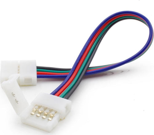 2 X CLIP CONNETTORE A 4 PIN DA 10 mm PER STRISCE SRIP LED RGB SMD 5050 3528  Trade Shop italia - Napoli, Commerciovirtuoso.it