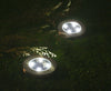 2 X LAMPADA LUCE LED SOLARE DISK LIGHTS ESTERNO GIARDINO WATERPROOF SEGNA PASSO  Trade Shop italia - Napoli, Commerciovirtuoso.it