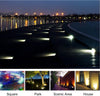 2 X LAMPADA LUCE LED SOLARE DISK LIGHTS ESTERNO GIARDINO WATERPROOF SEGNA PASSO  Trade Shop italia - Napoli, Commerciovirtuoso.it