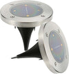 2 X LAMPADA LUCE LED SOLARE DISK LIGHTS ESTERNO GIARDINO WATERPROOF SEGNA PASSO  Trade Shop italia - Napoli, Commerciovirtuoso.it