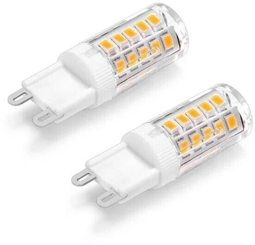 2 X Lampadina Led G9 4 W = 48 W Luce Calda 3000k Per Lampadario Applique Universo