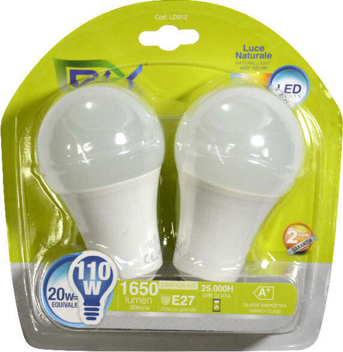 2 X Lampadine Goccia A70 20 W Led 4000 K 1650 Lm E27 A+ Illuminazione/Lampadine/Lampadine a LED Non solo alimenti - Albano Laziale, Commerciovirtuoso.it