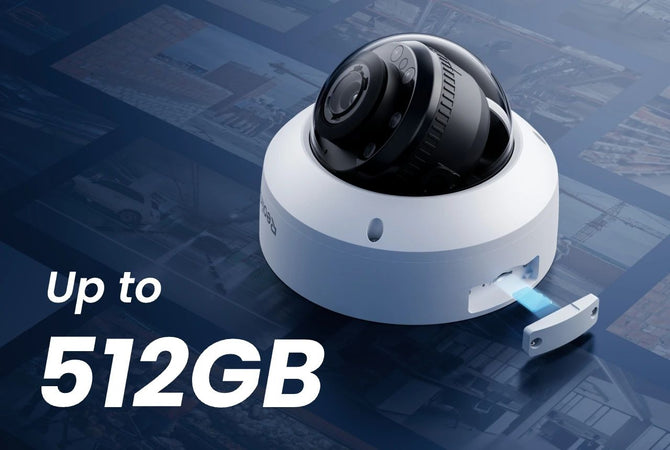 Telecamera Dome PoE Antivandalo IK10 4K con Zoom Ottico 5X, RP-PCV8MZ