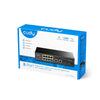 Switch Gigabit PoE+ 8 Porte con 2 Uplink GBE e 2 Gigabit SFP, GS1010PS2 Nero