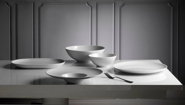 Confezione 3 Piatto Da portata Ovale WEISS 33 cm By Weissestal