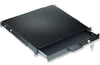 Cassetto Porta Tastiera 1U per Armadi Rack 19'' con Serratura Nero