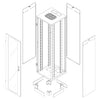 Armadio Rack NextGen 19'' 600x600 33U Nero