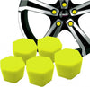 20-Copribulloni-Copri-Bulloni-Dadi-Silicone-Fluorescenti-Giallo-Cerchi-Ruota