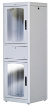 Armadio Rack 19'' 600x600 38U con Ripiano Tastiera Grigio