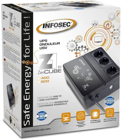 Gruppo di Continuità UPS Z1 600VA CUBE Offline Nero