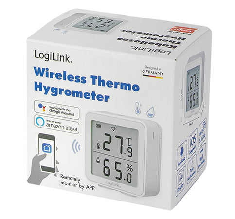Termoigrometro Wireless Monitoraggio Remoto Wi-Fi App Smart Life