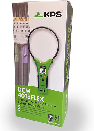 Pinza Amperometrica Flessibile Bluetooth TRMS 10.000 Counts, DCM4018FLEX
