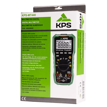 Multimetro Digitale Professionale LCD 4000counts, KPS-MT440
