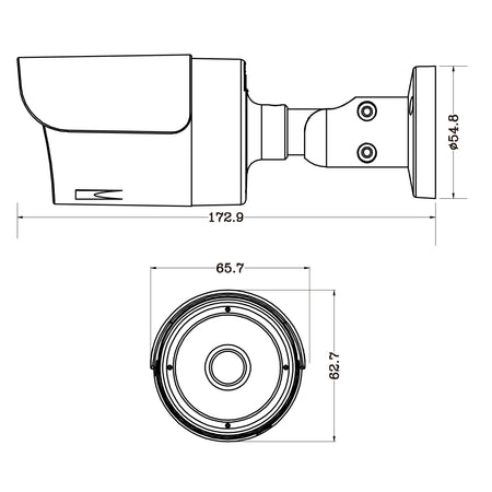 Telecamera CCTV Bullet IR 5MP 4 in 1 IP67, DGC5104AF