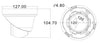 Telecamera IP Dome H.265 IR da 5 MP Starlight Rilevamento Basato su AI, DGM5216SVATP
