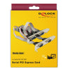 Scheda PCI Express 4 Porte Seriali RS-232