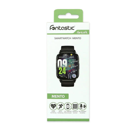 Smartwatch Fitness Bluetooth V5.3 Mento Display 2,01'' IP67 Nero