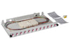 Cassetto Ottico 19'' Assemblato con 12 Bussole e 24 Pigtails LC Duplex Multimodale OM4