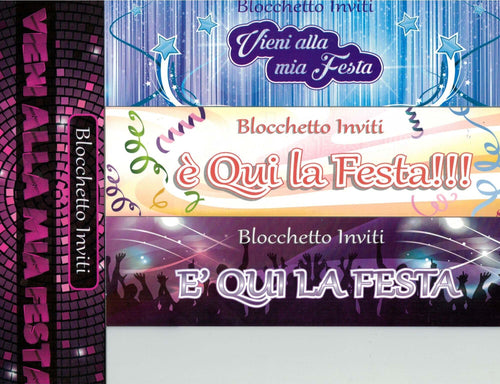 20 Invito Inviti In Carta 16x7 Cm Biglietto Biglietti Per Festa Party Maschile Casa e cucina/Hobby creativi/Materiali per hobby creativi/Forniture per feste/Bomboniere Trade Shop italia - Napoli, Commerciovirtuoso.it
