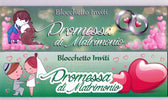 20 Invito Inviti In Carta 16x7 Cm Biglietto Biglietti Per Promessa Matrimonio Casa e cucina/Hobby creativi/Materiali per hobby creativi/Forniture per feste/Bomboniere Trade Shop italia - Napoli, Commerciovirtuoso.it