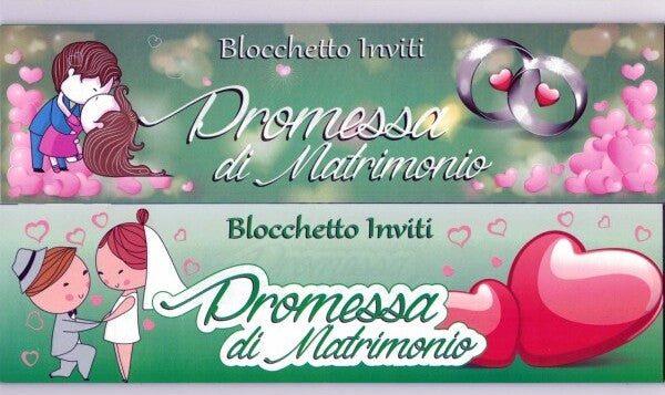20 Invito Inviti In Carta 16x7 Cm Biglietto Biglietti Per Promessa Matrimonio Casa e cucina/Hobby creativi/Materiali per hobby creativi/Forniture per feste/Bomboniere Trade Shop italia - Napoli, Commerciovirtuoso.it