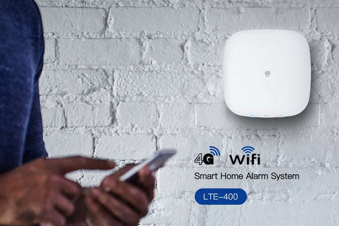 Kit Sistema di allarme WiFi SIM 4G Smart Home Alexa LTE-400