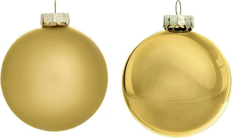 20 palline per albero di natale in vetro Oro da Ø 8 cm pendaglio Tinta Unita Casa e cucina/Decorazioni per interni/Addobbi e decorazioni per ricorrenze/Decorazioni natalizie/Addobbi e decorazioni/Palle e palline MagiediNatale.it - Altamura, Commerciovirtuoso.it