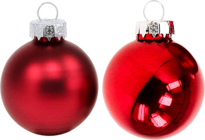 20 palline per albero di natale in vetro Rosso lucido e Opaco da Ø 8 cm pendaglio Tinta Unita Casa e cucina/Decorazioni per interni/Addobbi e decorazioni per ricorrenze/Decorazioni natalizie/Addobbi e decorazioni/Palle e palline MagiediNatale.it - Altamura, Commerciovirtuoso.it