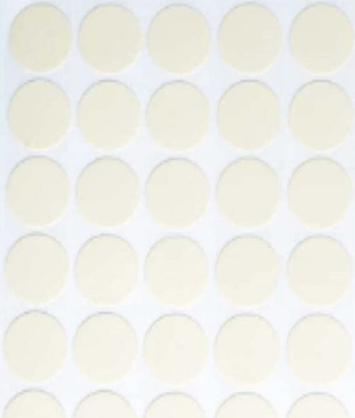 20-PEZZI---ADESIVI-COPRIVITE-Ø13MM---COLORE-BIANCO