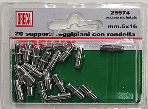 20-PEZZI---SUPPORTO-REGGIPIANO-IN-ACCIAIO-NICHELATO-CON-RONDELLA-Ø5-16MM