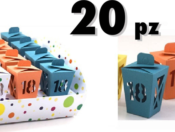 20 PZ BOMBONIERE LANTERNA VARI COLORI COLORATI FESTA 18 ANNI ASTUCCI Casa e cucina/Hobby creativi/Materiali per hobby creativi/Forniture per feste/Bomboniere Trade Shop italia - Napoli, Commerciovirtuoso.it