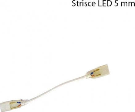 20-Pz-Connettore-Flessibile-Per-Strisce-Led-Da-5-Mm-220v-Strip-Led-220l-5mm