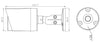 Telecamera IP Bullet IR H.265 da 8MP Rilevamento Basato su AI, DGM8109SVAT