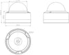 Telecamera IP Dome Lente Motorizzata H.265 IR da 5 MP IP66 Rilevamento Basato su AI, DGM5345GCATP