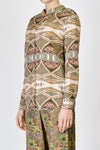 813 ANNALISA GIUNTINI Camicie Militare/testa di moro/beige da donna
