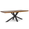 Tavolo Arnav rettangolare, con gambe, piano in legno di mango da 200 x 100 cm