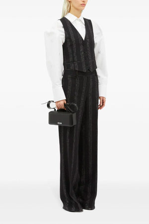 MSGM Pantaloni Nero da donna