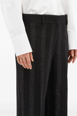 MSGM Pantaloni Nero da donna