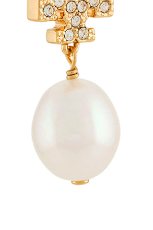 Tory Burch Bijoux Gold pearl da donna