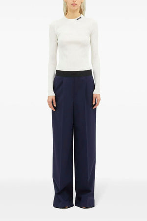 MSGM Pantaloni Blu da donna
